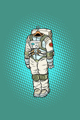 Wall Mural - spacesuit astronaut hanging on a hanger