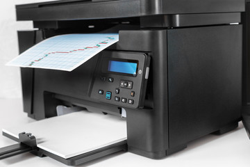 Printer on the table