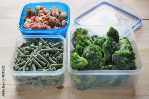 Food Packaging Ingredients Healthy Frozen Vegetables Cooking From Freezer Container Buy This Stock Photo And Explore Similar Images At Adobe Stock Adobe Stock