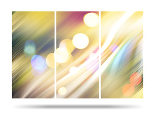 Poster - blurred colors business or technology abstract background