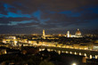 ミケランジェロ広場から見るフィレンツェの夜景