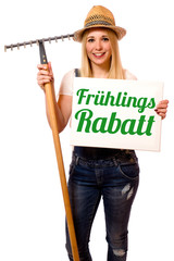 Poster - Frühlingsrabatt