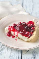 Sticker - Tart with cream cheese and cherries