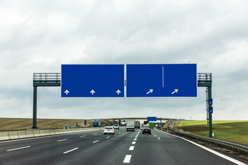 Wall Mural - Autobahnschild