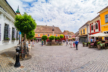 The main square of Szentendre.