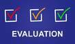 Concept of evaluation