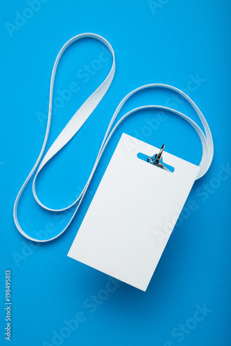 Download Empty white name tag badge mockup. - Buy this stock photo ...