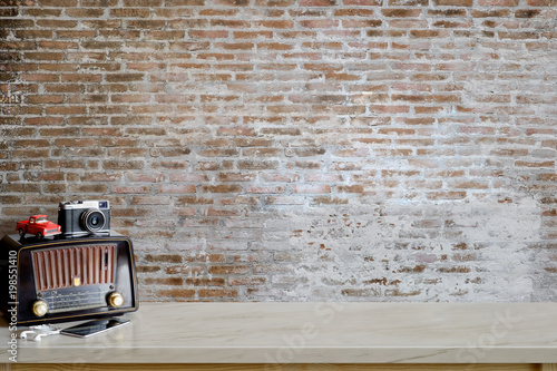 Plakat Stylish workplace with copy space,