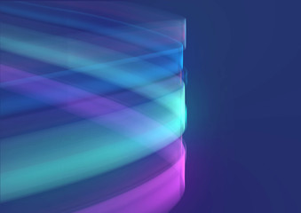 Sticker - Blue Abstract wave background.