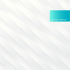 Wall Mural - white diagonal wavy stripes, vector abstract background.