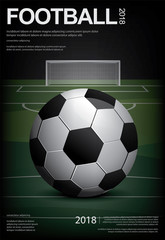 Wall Mural - Soccer Football Poster Vestor Illustration