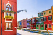 colorful houses Burano Island, Venice