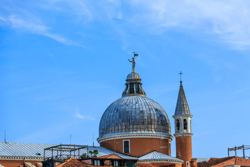 Wall Mural - dome and bell tower in venice