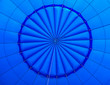 wnętrze balona na gorące powietrze, symetryczny wzór