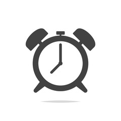 Wall Mural - alarm clock icon vector isolated