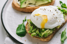 Avocado And Poached Egg Sandwiches