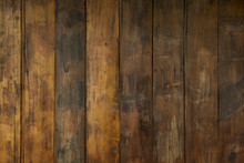 Background And Wallpaper Or Texture Of Floor Old Brown Hardwood Or Panels Plank Wood Texture Panel Vertically.