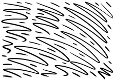 Wavy Lines Hand Drawing