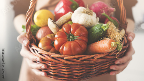 Zdjęcie XXL Świeżych warzyw zdrowy karmowy pojęcie