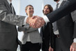© ASDF - welcome and handshake business people