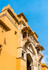 Poster - Entrance of Amer Fort in Jaipur. A major tourist attraction in Rajasthan, India