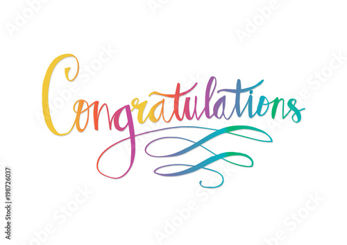 Fotografía Congratulations card