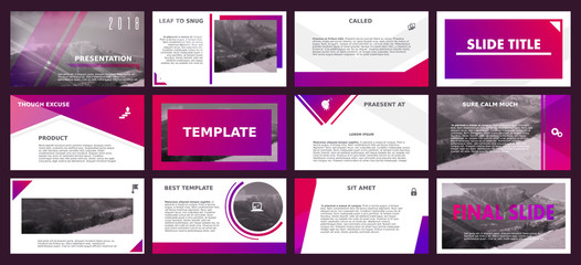 Wall Mural - Backgrounds of digital technology. Trendy colored and blurred elements for presentation templates. Leaflet, Annual report, cover design. Banner, brochure, layout, design. Flyer. Vector illustration