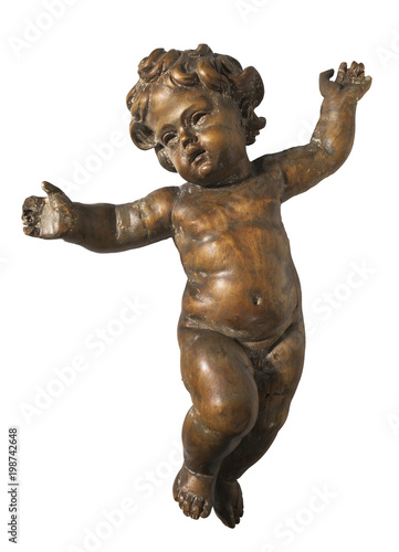Fotomural cheryb wooden old medieval carved