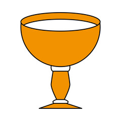 Sticker - Sacred chalice symbol vector illustration graphic design