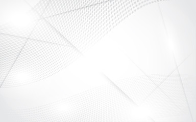Wall Mural - printgrey white abstract background modern design copyspace for your text