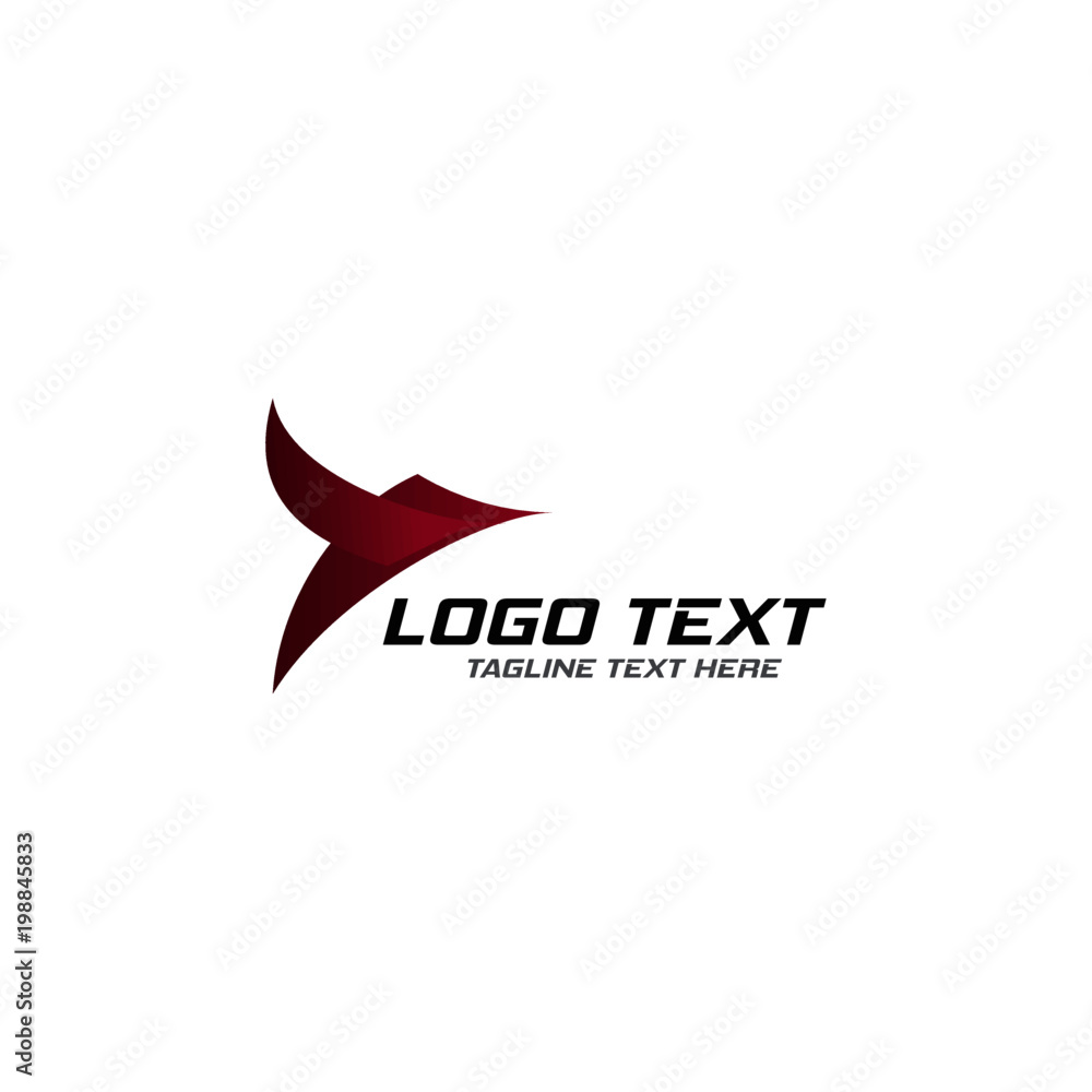 flying bird logo vector Stock Vector | Adobe Stock