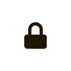 Wall Mural - lock icon. sign design