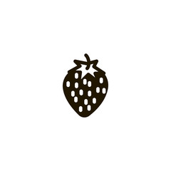 Sticker - strawberry icon. sign design