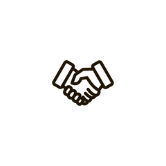 Wall Mural - handshake icon. sign design