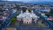 Aerial view of the Basilica of Cartago, Costa Rica