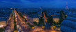 Nighttime panorama of the Paris skyline.