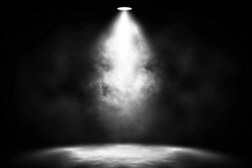 spotlight smoke studio entertainment background.