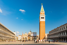 Piazza San Marko At Dusk, Venice
