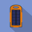 Power battery icon. Flat illustration of power battery vector icon for web