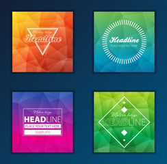 Wall Mural - Modern Vector abstract brochure, report or flyer design template