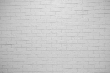  white brick wall background in rural room,