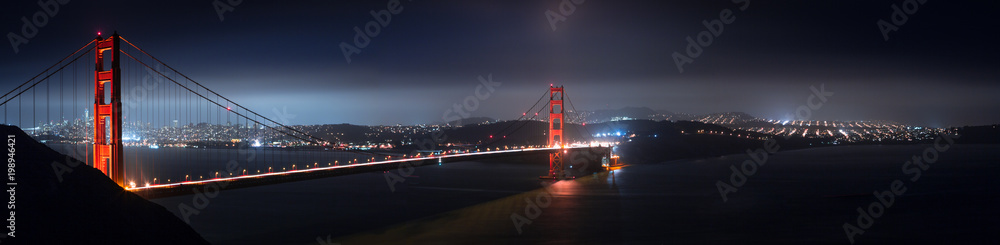 Golden Gate San Francisco - obrazy, fototapety, plakaty 
