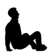 © zolotons - silhouette man sitting