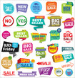 © totallyout - Modern sale stickers and tags colorful collection