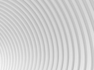 Aufkleber - Abstract of white curved architectural pattern background,Concept of future modern facade design on architecture,3d rendering	