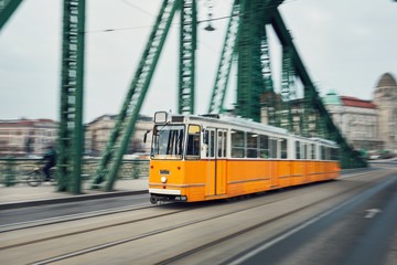 Wall Mural - Tram in motion