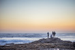 Surfing Paradies El Cotillo auf Fuerteventura zum Sonnenuntergang