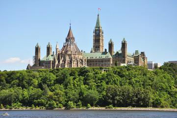 Wall Mural - Parliament Buildings and Library, Ottawa, Ontario, Canada.