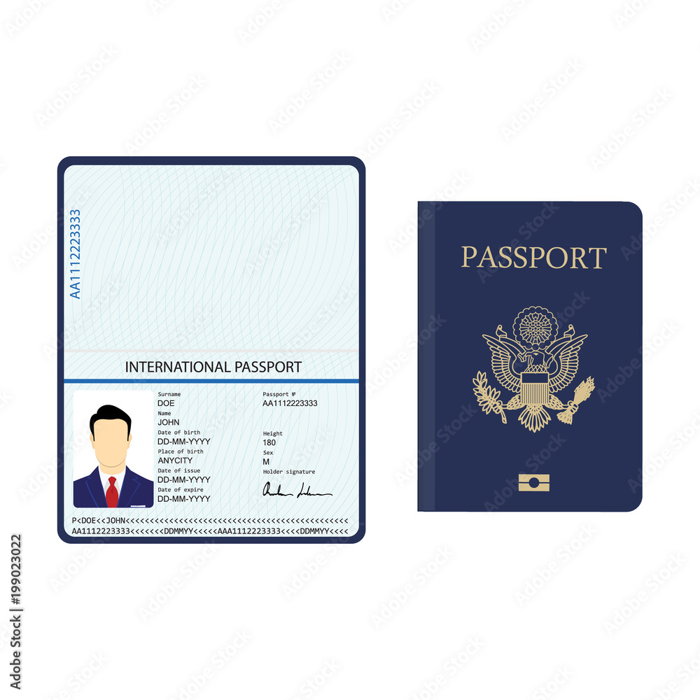 passport-identification-document-stock-vector-adobe-stock