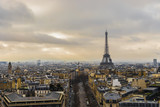 Fototapeta Boho - Eiffel Tower After Rain In Paris